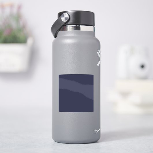 Erstellen Sie Ihre eigenen dunkelgrauen Blau indiv Aufkleber (HydroFlask)