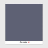 Erstellen Sie Ihre eigenen dunkelgrauen Blau indiv Aufkleber (Blatt)