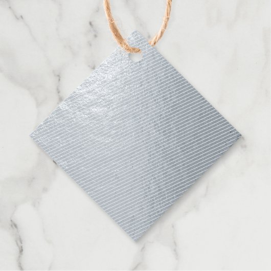 Erstellen Sie Ihre eigenen dunkelgrauen Blau indiv Geschenkanhänger (Vorderseite)