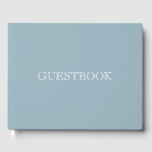 Erstellen Sie Ihre eigenen - Dusty Blue Gästebuch