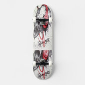 Erstellen Sie Ihre eigenen Edgy Fashion Skull Styl Skateboard (Vorderseite)