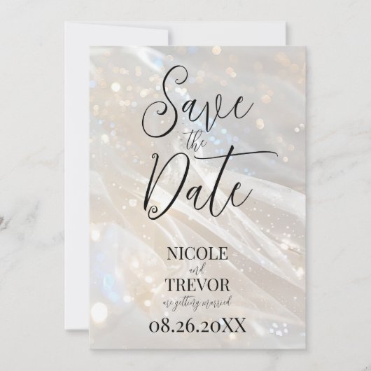 Erstellen Sie Ihre eigenen eigenen benutzerdefinie Save The Date (Vorderseite)