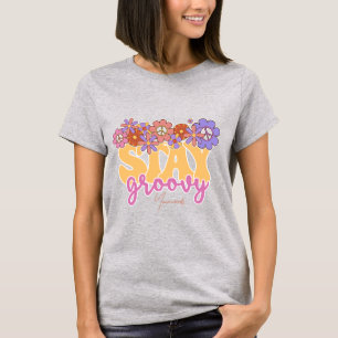 Erstellen Sie Ihre eigenen, eigenen Bleibe Groovy- T-Shirt