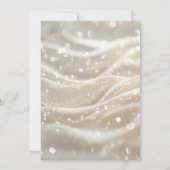 Erstellen Sie Ihre eigenen eigenen, eigenen Elfenb Save The Date (Rückseite)