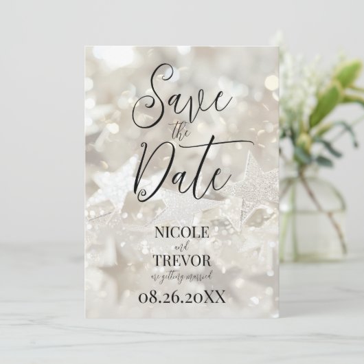 Erstellen Sie Ihre eigenen eigenen, eigenen fessel Save The Date (Stehend Vorderseite)