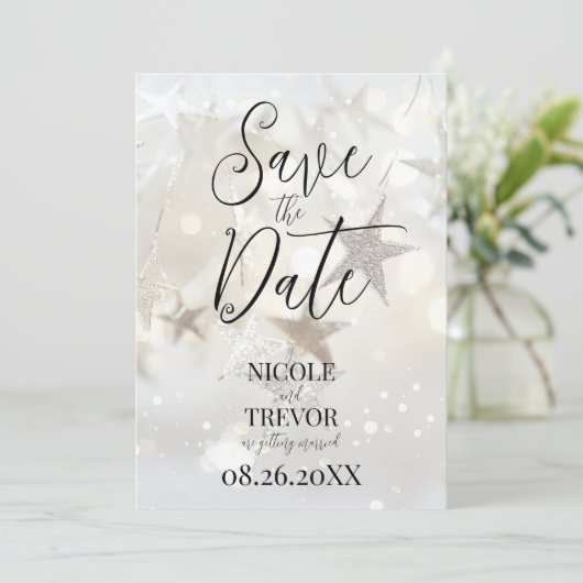Erstellen Sie Ihre eigenen eigenen, eigenen Sparkl Save The Date (Stehend Vorderseite)
