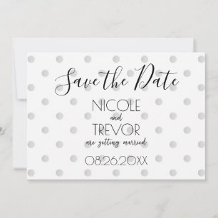 Erstellen Sie Ihre eigenen - Einfache Retro-Punkte Save The Date