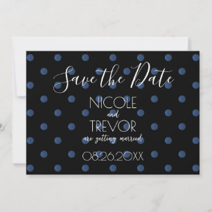 Erstellen Sie Ihre eigenen - Einfache Retro-Punkte Save The Date