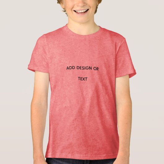 Erstellen Sie Ihre eigenen einfachen Tri-Blend Shirt (Vorderseite)