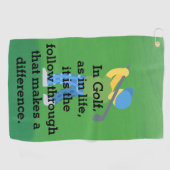 Erstellen Sie Ihre eigenen einzigartigen Golfhandt Golfhandtuch (Horizontal)