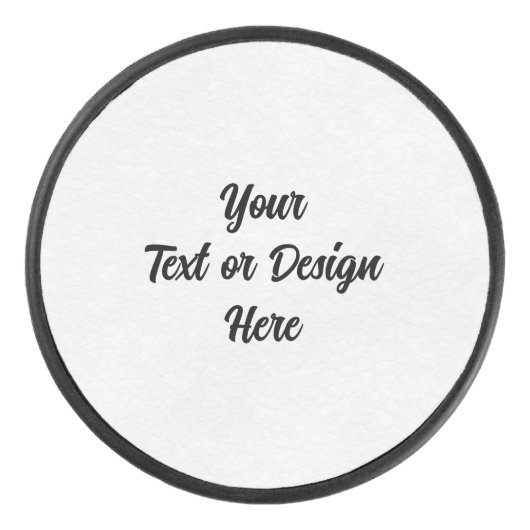 Erstellen Sie Ihre eigenen Eishockey Puck (Vorderseite)