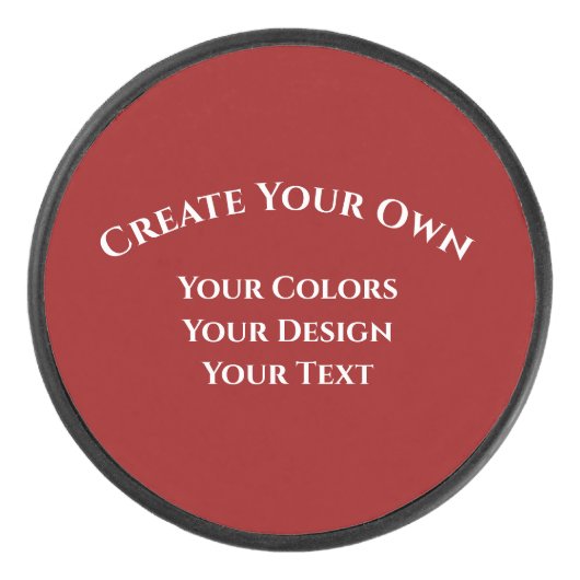 Erstellen Sie Ihre eigenen Eishockey Puck (Vorderseite)