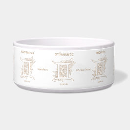 Erstellen Sie Ihre eigenen eleganten Gold & White  Napf