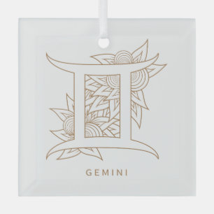 Erstellen Sie Ihre eigenen eleganten Gold & White  Ornament Aus Glas