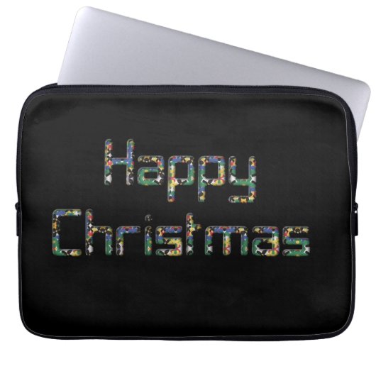Erstellen Sie Ihre eigenen ersten glücklichen Weih Laptopschutzhülle (Vorderseite)