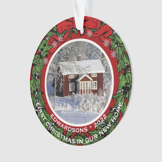 Erstellen Sie Ihre eigenen ersten Weihnachten auf  Ornament (Vorderseite)