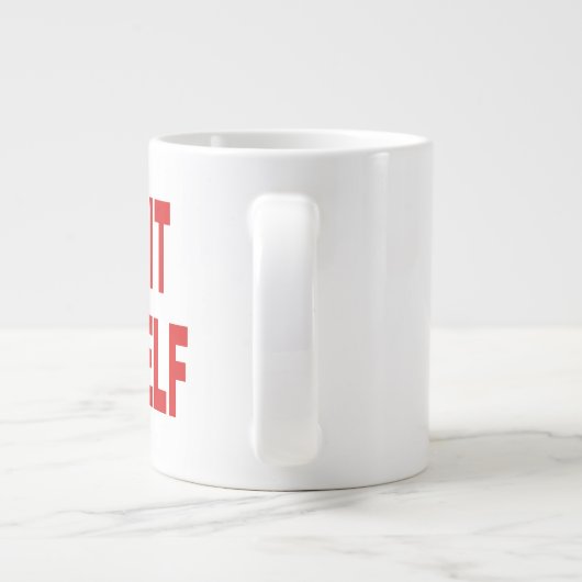 Erstellen Sie Ihre eigenen Espresso-Tasse Jumbo-Tasse (Rückseite)