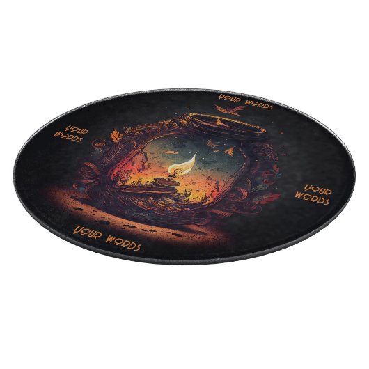 Erstellen Sie Ihre eigenen Fall Fairy Lantern Schneidebrett (Ecke)