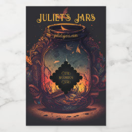 Erstellen Sie Ihre eigenen Fall Fairy Lantern Weinetikett