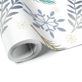 Erstellen Sie Ihre eigenen farbenfrohen Federn Blä Geschenkpapier (Rolleneckpunkt)