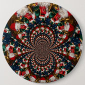 Erstellen Sie Ihre eigenen farbenfrohen Retro Weih Button (Vorderseite)