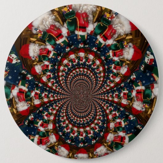 Erstellen Sie Ihre eigenen farbenfrohen Retro Weih Button (Vorderseite)