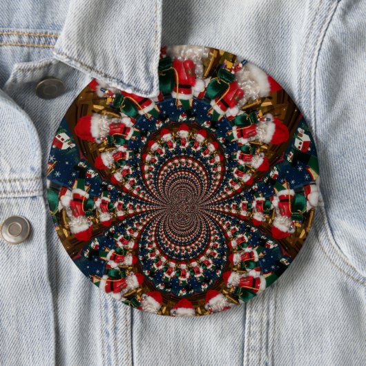 Erstellen Sie Ihre eigenen farbenfrohen Retro Weih Button (Beispiel)