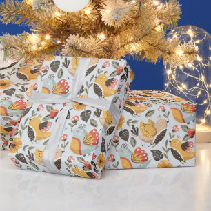 Erstellen Sie Ihre eigenen farbenfrohen Volkskunst Geschenkpapier
