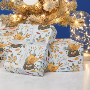 Erstellen Sie Ihre eigenen farbenfrohen Volkskunst Geschenkpapier