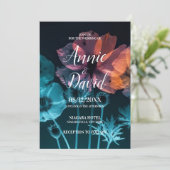 Erstellen Sie Ihre eigenen farbenfrohen X-Ray-Blum Einladung (Stehend Vorderseite)