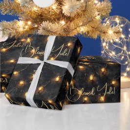 Erstellen Sie Ihre eigenen festlichen leuchtenden  Geschenkpapier