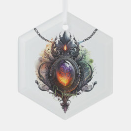 Erstellen Sie Ihre eigenen Feuerschutzkleidung. Ornament Aus Glas