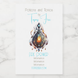 Erstellen Sie Ihre eigenen Feuertopaz Bejewelen Lebensmitteletikett