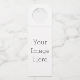 Erstellen Sie Ihre eigenen Flaschenhanger-Tags Flaschenanhänger