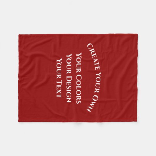 Erstellen Sie Ihre eigenen Fleecedecke (Vorderseite (Horizontal))