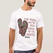 Erstellen Sie Ihre eigenen Flip Flops Glass Slippe T-Shirt (Vorderseite)