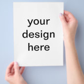 erstellen Sie Ihre eigenen Flyer (Hand)