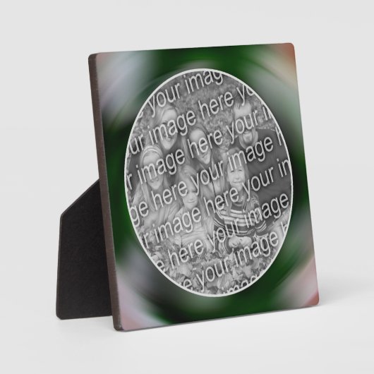 Erstellen Sie Ihre eigenen Foto Abstrakt Art Wirbe Fotoplatte (Vorderseite)