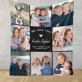 Erstellen Sie Ihre eigenen Foto Collage Tante Blac Fleecedecke