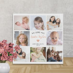 Erstellen Sie Ihre eigenen Foto Collage Tante Mode Künstlicher Leinwanddruck<br><div class="desc">Dieses moderne 8-Foto-Collage-Imitat Canva druckt die herzliche Botschaft "Wir Liebe du Tante" und ein wunderschönes rosa Herz. Ideal für einen Geburtstag oder ein Weihnachtsgeschenk für Ihre Tante, kann sie mit Bildern Ihrer Lieblingsstinken oder Neffen personalisiert werden, und verwandelt sie in einen hochgeschätzten Sake, der für Jahre geschätzt werden soll. Sie...</div>