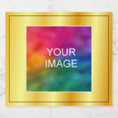 Erstellen Sie Ihre eigenen Foto-Image-Logo-Imitate Bierflaschenetikett (Einzelnes Label)