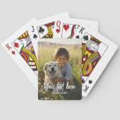 Erstellen Sie Ihre eigenen Foto-Karten Spielkarten (Rückseite)