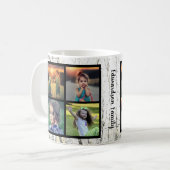Erstellen Sie Ihre eigenen Foto-Kollektion Winterb Kaffeetasse (Vorderseite Links)