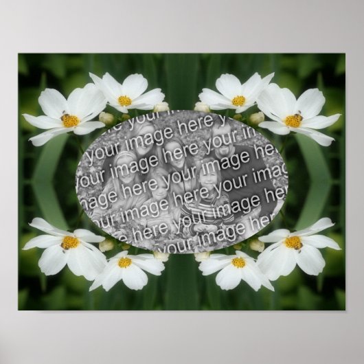 Erstellen Sie Ihre eigenen Foto Kosmos-Blume und B Poster (Vorne)