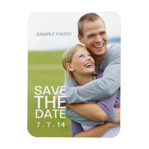 Erstellen Sie Ihre eigenen Foto-Save-the-Date-Magn Magnet