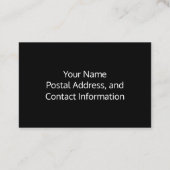 Erstellen Sie Ihre eigenen Fotos Visitenkarte (Rückseite)