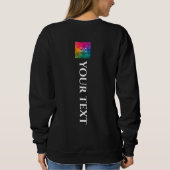 Erstellen Sie Ihre eigenen Frauen zurück Print Mod Sweatshirt (Rückseite)