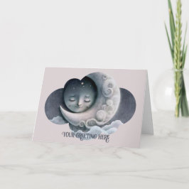 Erstellen Sie Ihre eigenen Friedlichen Monde in Wo Feiertagskarte