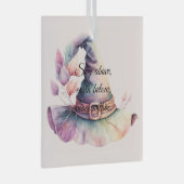 Erstellen Sie Ihre eigenen Frilly-Regenbogen-Hexen Ornament Aus Glas (Vorderseite Rechts)