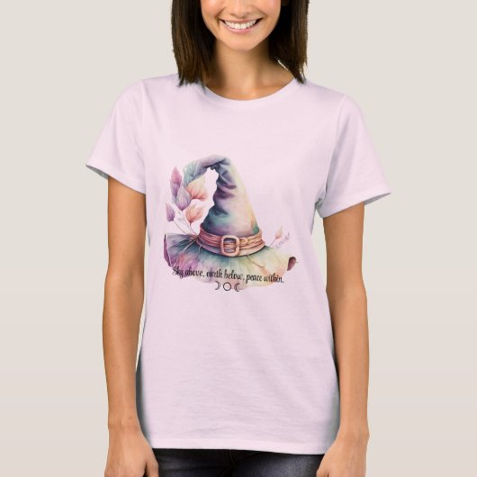 Erstellen Sie Ihre eigenen Frilly-Regenbogen-Hexen T-Shirt (Vorderseite)